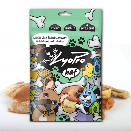 LyoPro Orecchie di coniglio con pollo 70 g