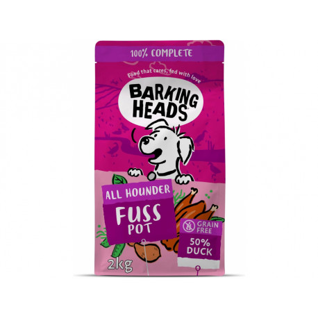 BARKING HEADS All Hounder Fuss Pot Duck 2kg