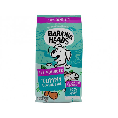 BARKING HEADS All Hounder Tummy Lovin' Care Fish 12kg