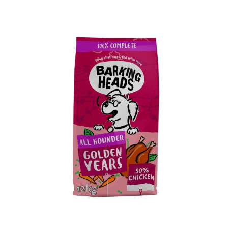 BARKING HEADS All Hounder Golden Years Chicken 12kg