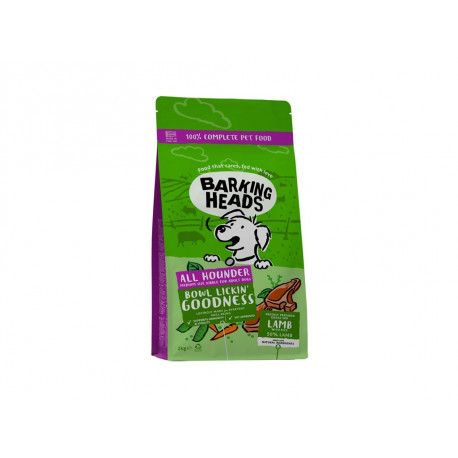 BARKING HEADS All Hounder Bowl Lickin Good Lamb 2kg