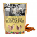 Sana Vital Chew Stick Pollo con Canapa e Yogurt Probiotico (150g)